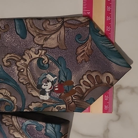 Disney Mickey Mouse & Looney Tunes Bugs Bunny SILK Novelty Neckties Set Casual - Picture 7 of 10